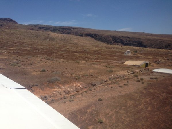 Hangar on the "El Revolcadero" field