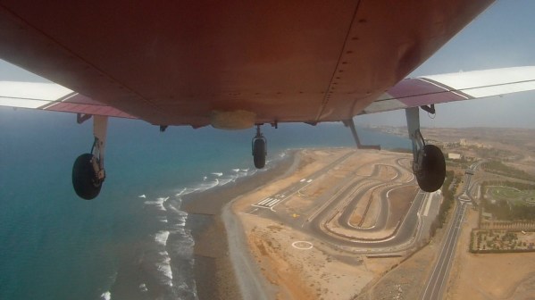 View over El Berriel aerodrome