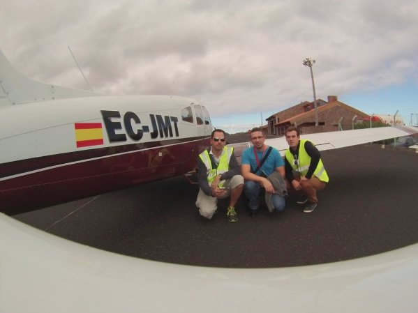 Arrived at El Hierro Airport