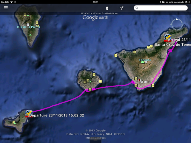 Return flight El Hierro-La Gomera-Tenerife South-Tenerife North