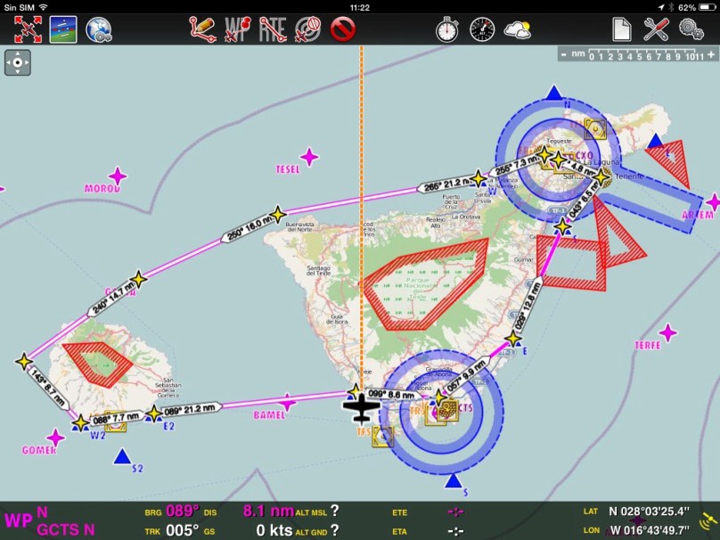Route Tenerife - La Gomera - Tenerife