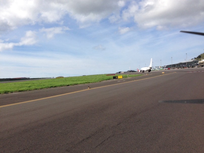 Following Air Europa to the parking