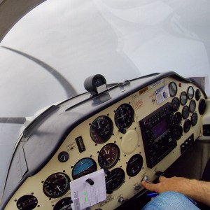 Flying with no visual references