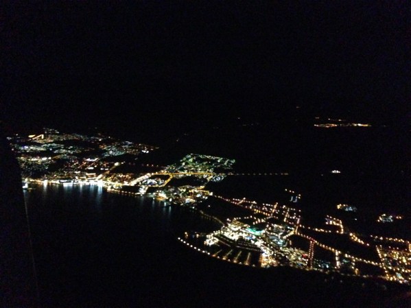 Playa Blanca at night