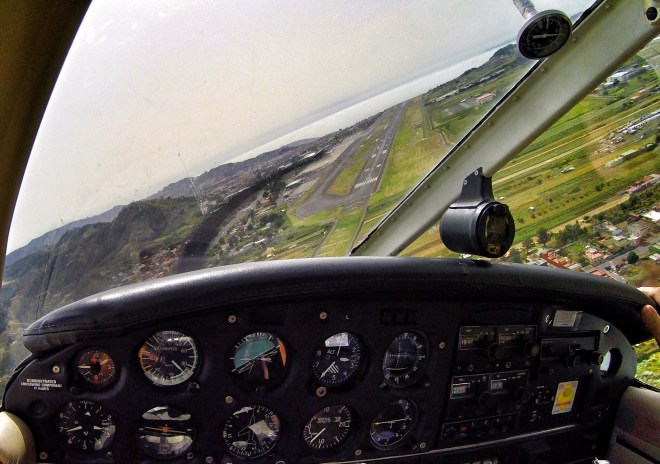 Turning on final RWY 12