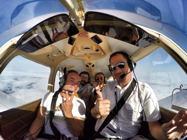 The happy crew ready for the adventure