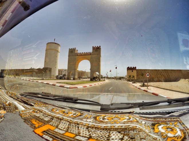 Entering the fisher village "Marsa"