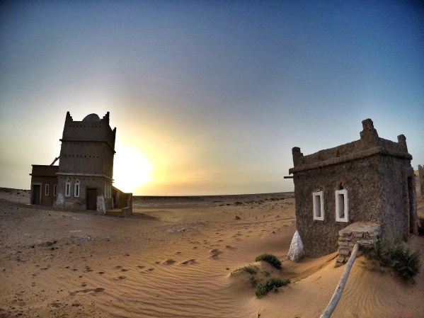 Our shelter in the desert