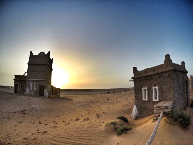 Our shelter in the desert