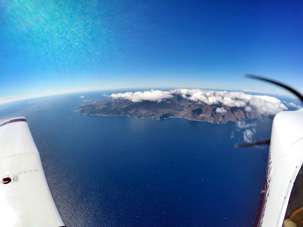 Reaching La Gomera