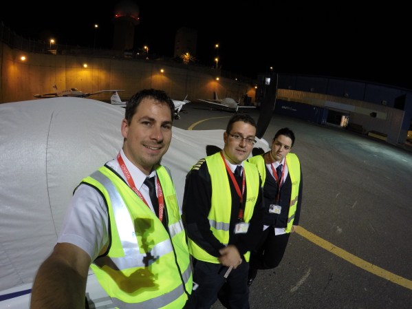 After the landing with the CFI and other FI