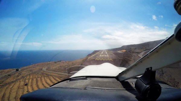 Short final into La Gomera