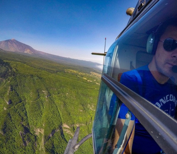 Selfie with Pico del Teide :-)