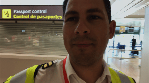 Waiting for the customs