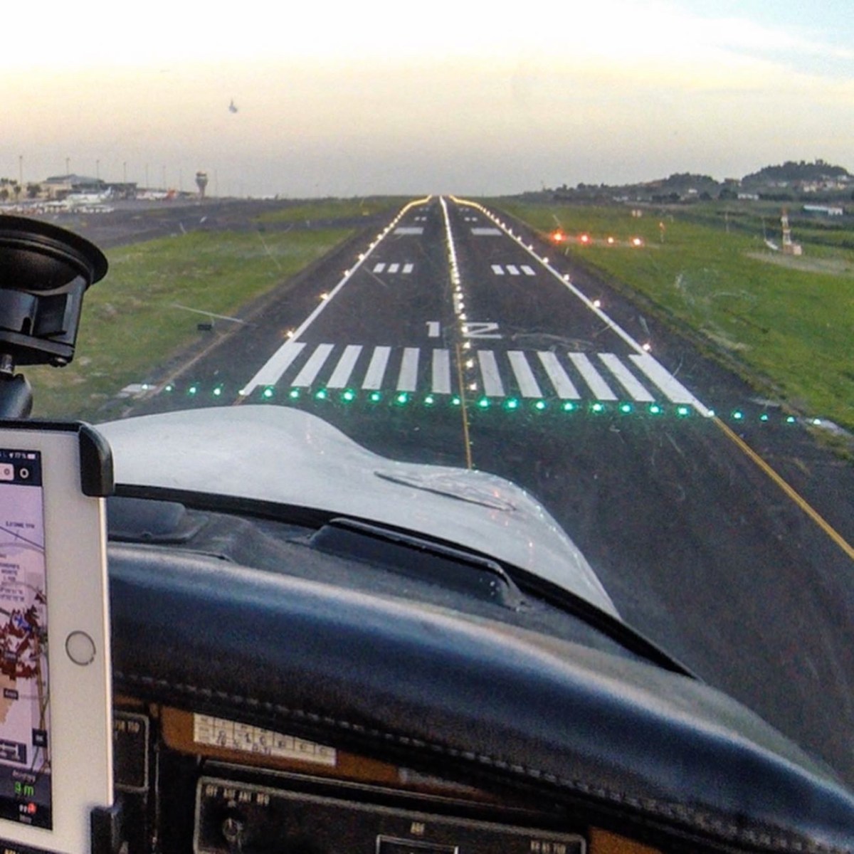 About to land at Tenerife North Airport