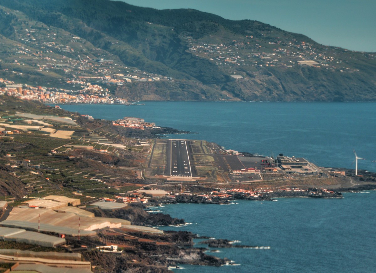Landing into La Palma
