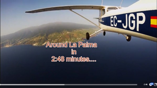 Around La Palma in 2:48 minutes