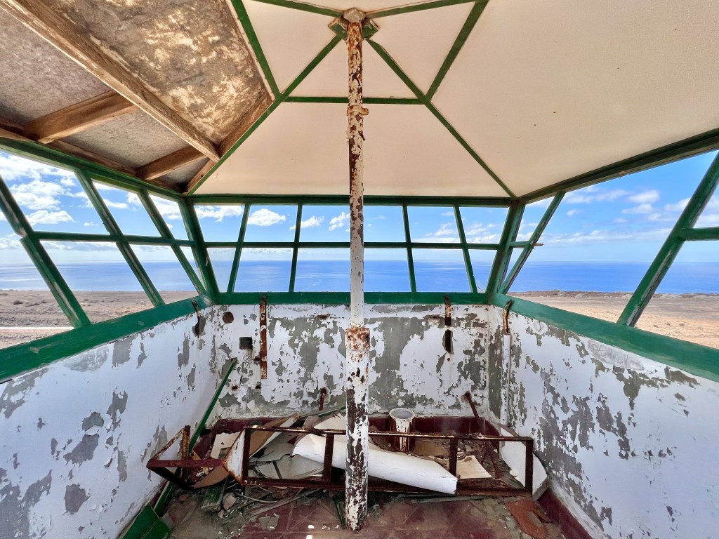 The old tower at El Revolcadero aerodrome, La Gomera