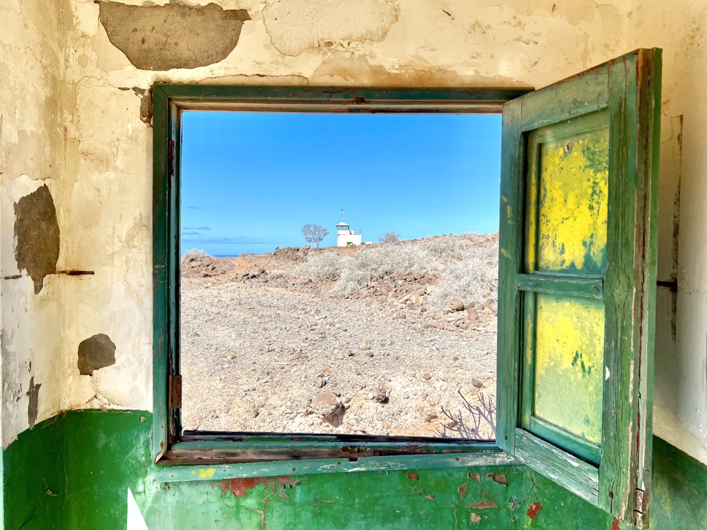 Looking at the tower from the power station