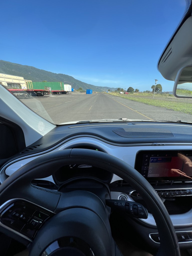 On the former runway at Breña Alta